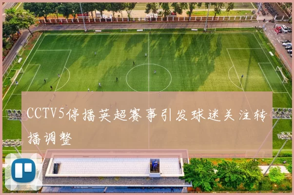 CCTV5停播英超赛事引发球迷关注转播调整